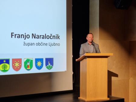 Prisotne sta nagovorila Franjo Naraločnik (župan občine Ljubno) in Biljana Škarja (direktorica Razvojne agencije SAŠA).